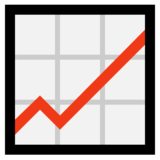 增长图表emoji素材一 160x160像素