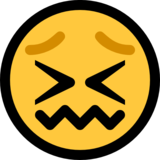 困惑的脸emoji素材一 160x160像素