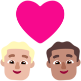 情侣: 男人男人中等-浅肤色中等肤色emoji素材一 160x160像素
