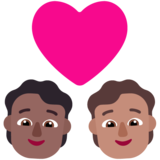 情侣: 成人成人中等-深肤色中等肤色emoji素材一 160x160像素
