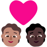 情侣: 成人成人中等肤色较深肤色emoji素材一 160x160像素