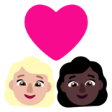 情侣: 女人女人中等-浅肤色较深肤色emoji素材一 160x160像素