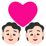 情侣: 较浅肤色emoji素材一 160x160像素