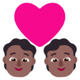 情侣: 中等-深肤色emoji素材一 160x160像素