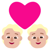 情侣: 中等-浅肤色emoji素材一 160x160像素