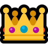 王冠emoji素材一 160x160像素