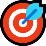 直接命中、中靶emoji素材一 160x160像素