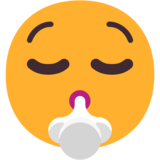 叹气-呼气emoji素材一 160x160像素