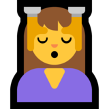 按摩的人emoji素材一 160x160像素