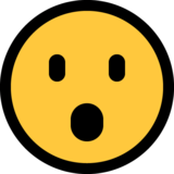 张开嘴(惊讶)的脸emoji素材一 160x160像素