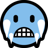 冰冷的脸emoji素材一 160x160像素