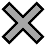 乘法符号emoji素材一 160x160像素