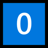 键帽数字0emoji素材一 160x160像素