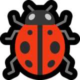 瓢虫emoji素材一 160x160像素