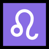 狮子座emoji素材一 160x160像素