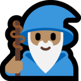 法师：中等肤色emoji素材一 160x160像素