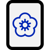 麻将牌梅emoji素材一 160x160像素