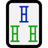 麻将牌三条emoji素材一 160x160像素