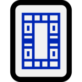 麻将牌白板emoji素材一 160x160像素