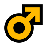 男性标志emoji素材一 160x160像素