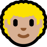 男士：中浅肤色，卷发emoji素材一 160x160像素