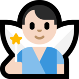 男仙子：浅肤色emoji素材一 160x160像素