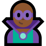 男超级恶棍：中黑肤色emoji素材一 160x160像素