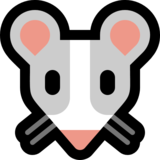 老鼠的脸emoji素材一 160x160像素