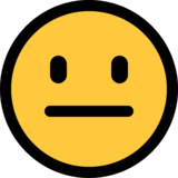 平淡的脸emoji素材一 160x160像素