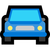 迎面而来的汽车emoji素材一 160x160像素