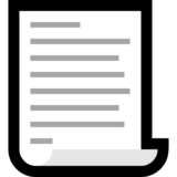 卷曲的页面emoji素材一 160x160像素