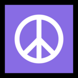 和平符号emoji素材一 160x160像素