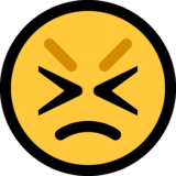 挣扎的脸emoji素材一 160x160像素