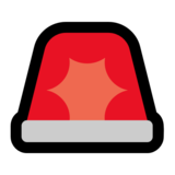 警车灯emoji素材一 160x160像素