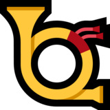 邮政号角emoji素材一 160x160像素