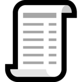 收据emoji素材一 160x160像素