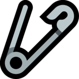 安全回形针emoji素材一 160x160像素