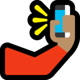 自拍：中等肤色emoji素材一 160x160像素