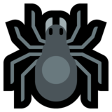 蜘蛛emoji素材一 160x160像素