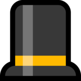 高顶礼帽;emoji素材一 160x160像素