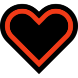 红桃emoji素材一 160x160像素