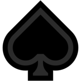 黑桃emoji素材一 160x160像素