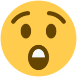 惊讶的脸emoji素材一 160x160像素