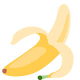 香蕉emoji素材一 160x160像素