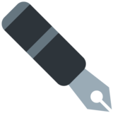 黑色笔尖emoji素材一 160x160像素