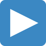 播放按钮emoji素材一 160x160像素