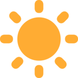 太阳emoji素材一 160x160像素