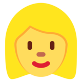 女：金发emoji素材一 160x160像素