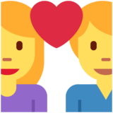 情侣：女人，男人emoji素材一 160x160像素