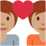 情侣: 中等肤色emoji素材一 160x160像素